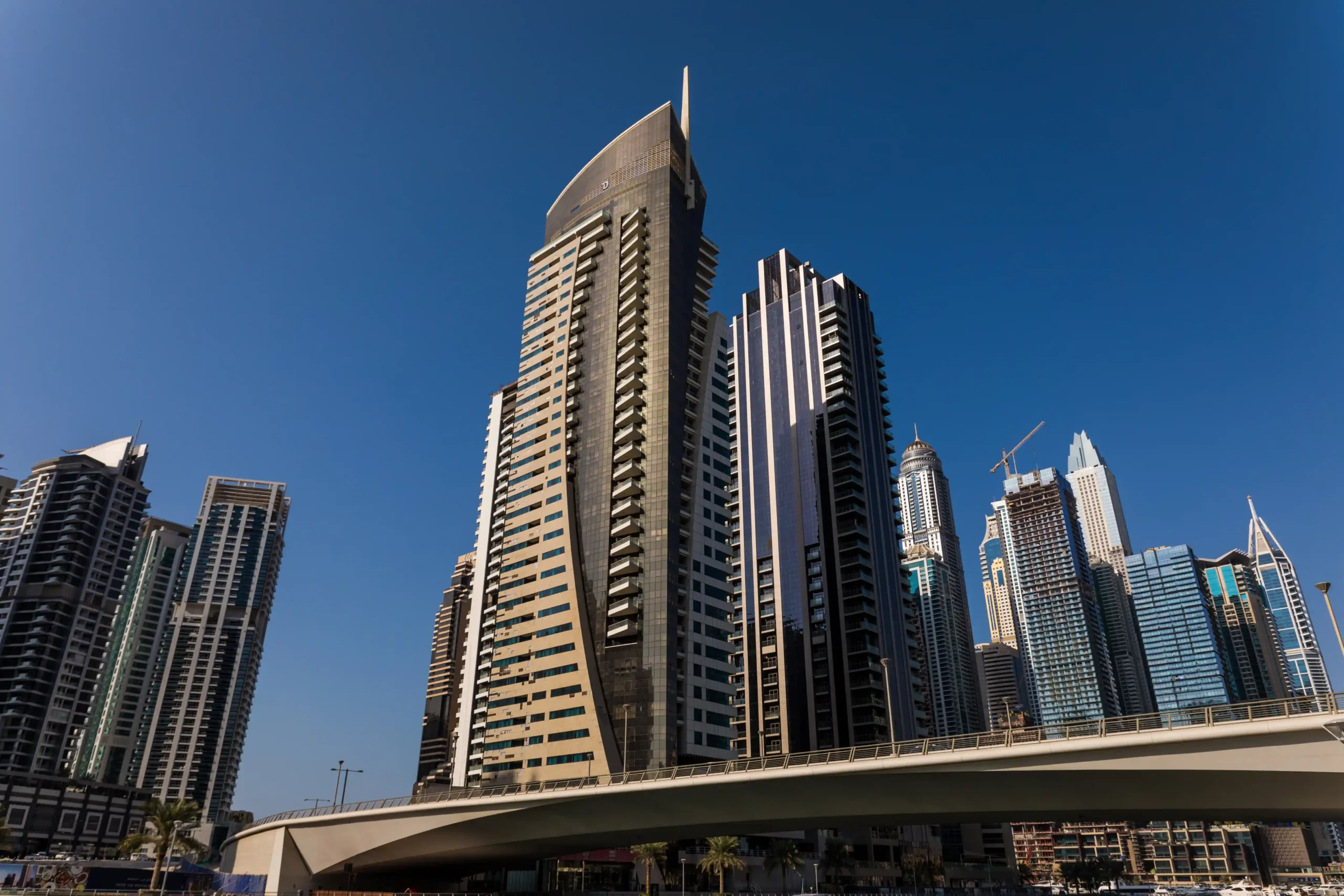 skyscrapers of Dubai marina